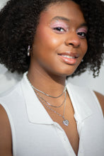 Load image into Gallery viewer, Silver Vintage Heart Necklace