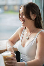 Load image into Gallery viewer, Silver Harlow Heart Necklace