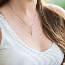 Load image into Gallery viewer, Silver Gothic Cross Necklace