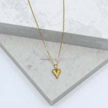 Load image into Gallery viewer, Puffy Heart Necklace