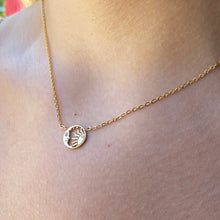 Load image into Gallery viewer, Moon and Back Necklace