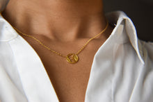 Load image into Gallery viewer, Moon and Back Necklace