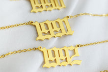 Load image into Gallery viewer, A Legend Was Born Year Necklace