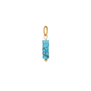 Stone Drop Charm