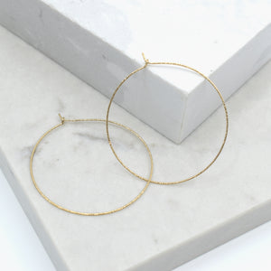 Allure Sparkly Hoops