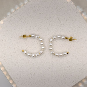 Baby Kimmy Pearl Hoops