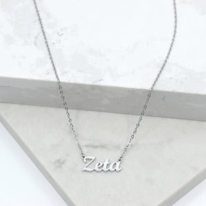 Custom Zeta Necklaces