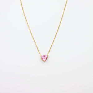 Paloma Pink Heart Necklace