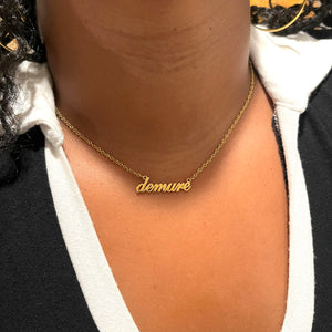 Demure Necklace