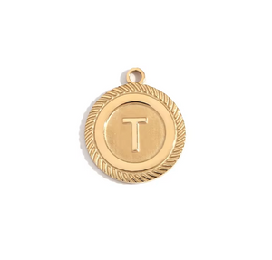 Round Initial Charm