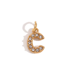 Sparkle Initial Charm