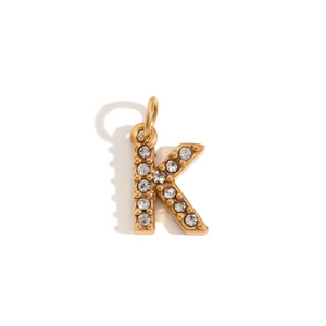 Sparkle Initial Charm