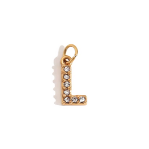 Sparkle Initial Charm