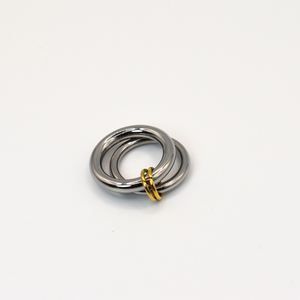 Silver Double Banded Ring