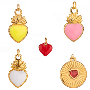 Colorful Heart Charm