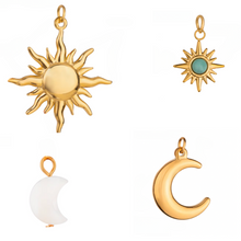 Load image into Gallery viewer, Sun &amp; Moon Charm
