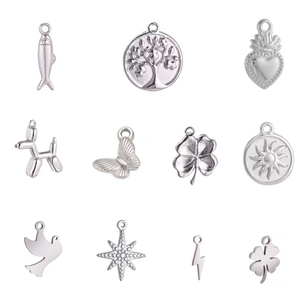 Silver Trendy Charm
