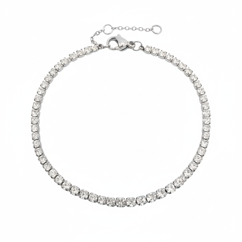 Silver Duchess Tennis Bracelet