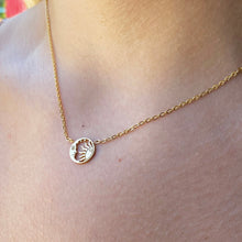 Load image into Gallery viewer, Moon and Back Necklace
