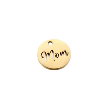 Load image into Gallery viewer, round charm mom 
